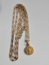 Chaîne Et Pendentif En Or 18k