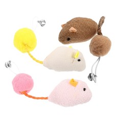 3 Pcs Jouet Rat En Peluche