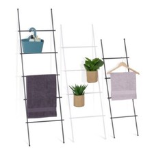 Porte-Serviettes Échelle Décorative de Serviette Porte-Manteaux Sèche Hls