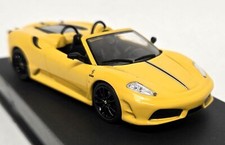Atlas 1/43 Ferrari F430 Scuderia Spider 16M 2008 Yellow Scale Diecast Model Car