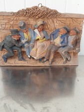 Ancienne terre cuite SCENE de