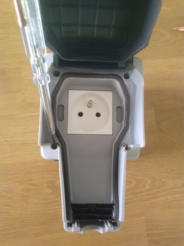 Prise courant volet ip66 - prise, de