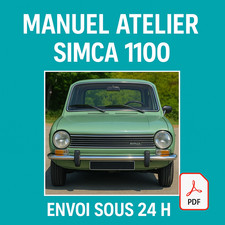 Manuel Atelier Simca 1100
