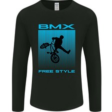 T-Shirt À Manches Longues Pour Homme De Vélo BMX Freestyle
