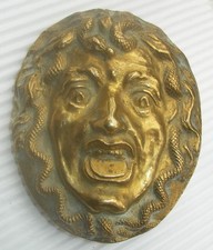 1er Empire : Grand Motif de baudrier de Sapeur de la Garde Impériale / Méduse