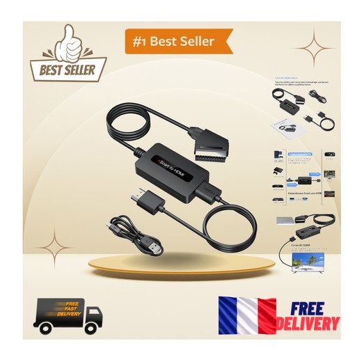Adaptateur scart vers hdmi - adaptateur,