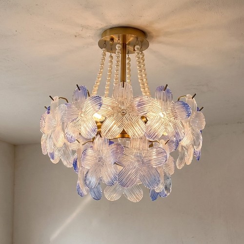 Murano style floral chandelier - style,