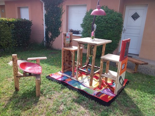 Table haute bar avec - table,