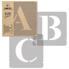 Pochoirs Lettres et Chiffres / 100mm / Times Roman Majuscule / Alphabet Nombres