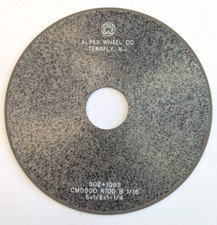 ALPEX WHEEL CO. Diamond Grinding Wheel 6"X1/8"X1-1/4" 902+1092  1/8" Thick