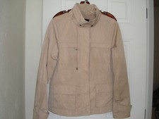Ladies Talbots Tan Lined