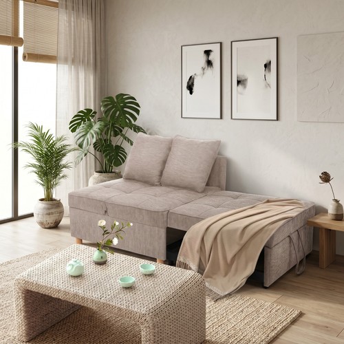 Convertible sofa bed - 71",