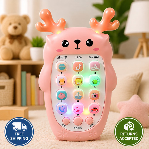 Baby phone toy - music, teether
