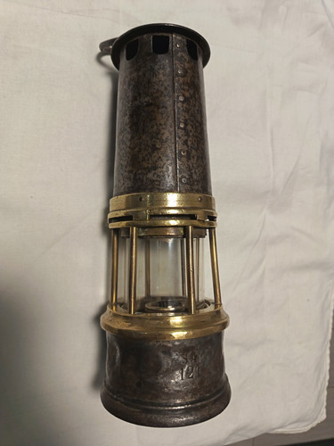Lampe mineur ancienne - lampe,