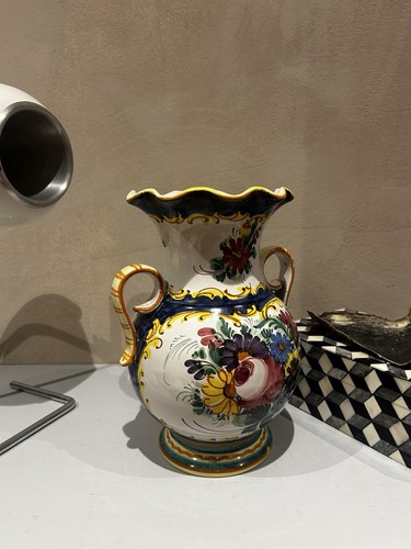 Vase faïence italienne - en,
