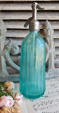 ANCIEN SIPHON BLEU EAU DE SELTZ PUBLICITAIRE CAFE BISTRO ABSINTHE