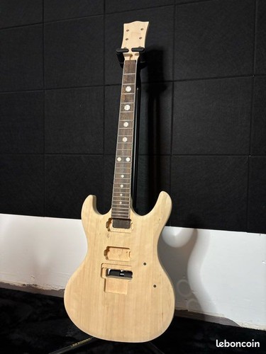 Corps guitare manche collé - manche,