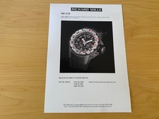RICHARD MILLE Fiche Dossier RM