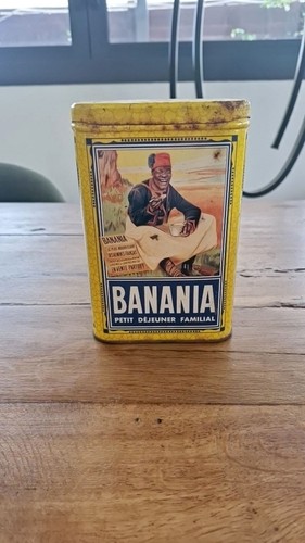 Boite fer banania - fer, vintage