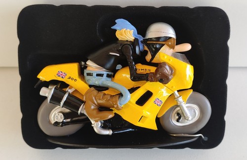 Figurine moto résine joe - figurine,