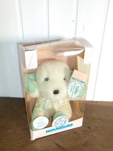 Vintage peluche chien - , assis