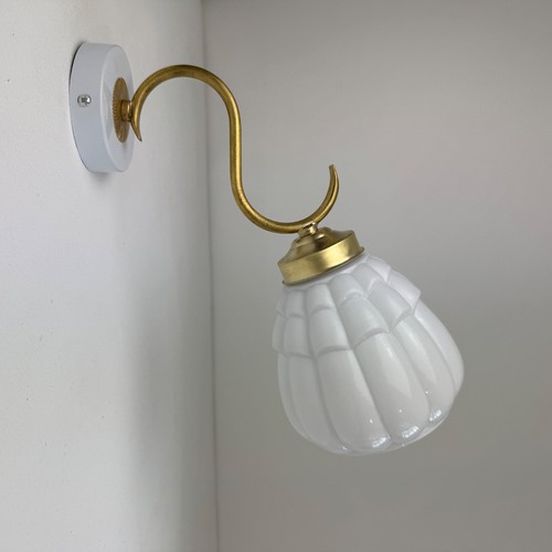 Ancienne applique opaline - applique, en
