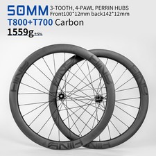 KORE 700C roues carbone 50mm vélo de route frein à disque ultralégères 1650g