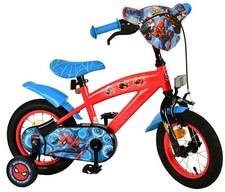 Spiderman 12 fiets rood blauw