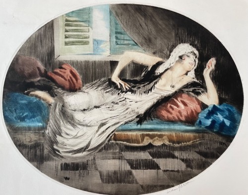Gravure art déco - gravure,