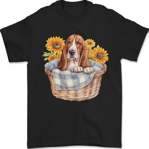 Shirt pour homme basset - t-shirt,