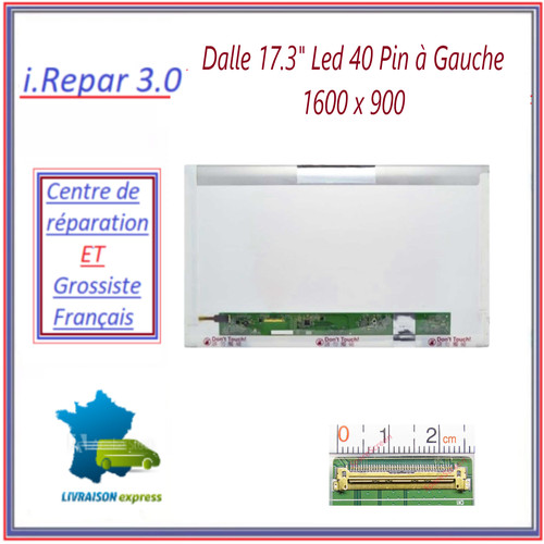 Dalle led 40 pin - 17.3",