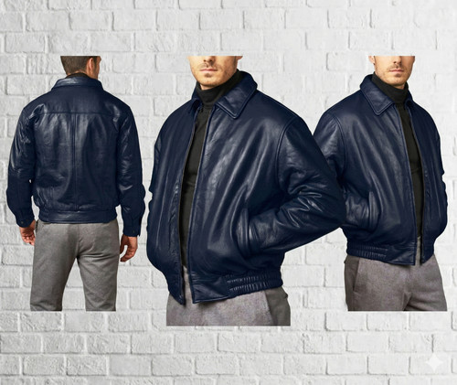 Veste bomber cuir notoire - veste, en