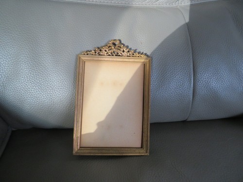 Ancien cadre photo bronze - ancien,