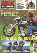 MOTO JOURNAL N°1369 VOXAN VS YAM XJR 1300 - DUC 900 MONSTER S - VOXAN ROADSTER