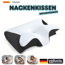 Neck Therapy Pillow Memory Foam Charcoal Orthopedic Ergonomic Pain