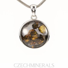 Pendentif METEORITE PALLASITE