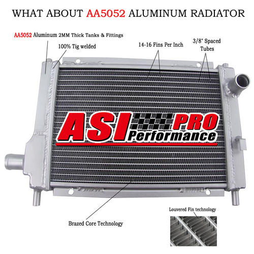 Rangées aluminium radiateur - aluminium,