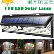 118 LED Lampe Solaire Jardin