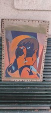 Tableau Ancien Style Cubiste