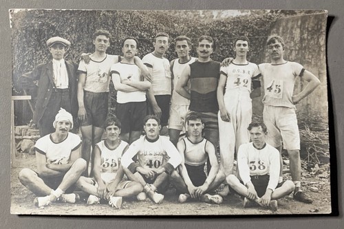 Carte photo ancienne equipe - carte,