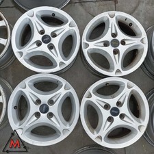SET OF 4 ALLOY WHEELS 5.5Jx14 4x98 ET37 for various Fiat models used (109530)