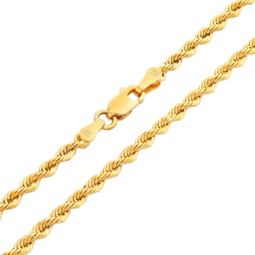 18k jaune 5mm diamant - 18k, or