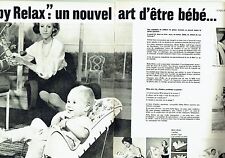 1962 Advertising 0817 Advertising Baby Seat - Relax Baby (2 Pages)