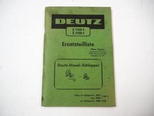 Deutz D40.1S D50 Schlepper Ersatzteilliste Ersatzteilkatalog 1960er Jahre