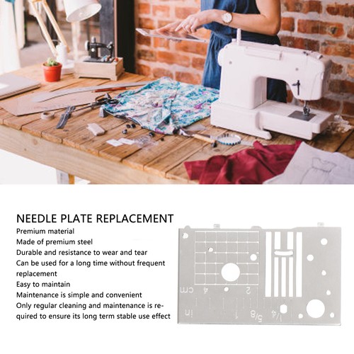 Plaque aiguille machine - plaque, de