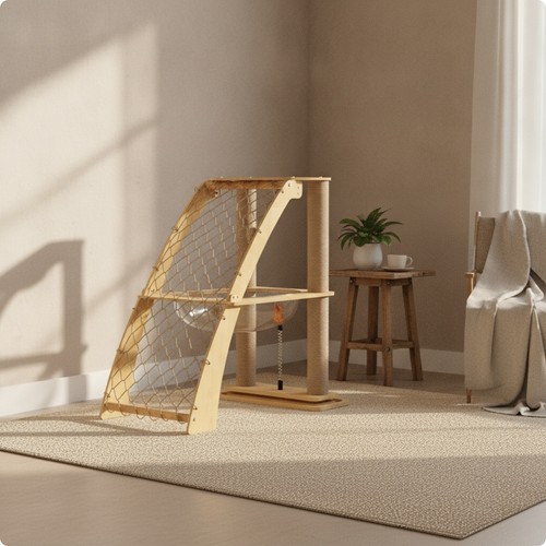 Pont escalade chat - chat, corde