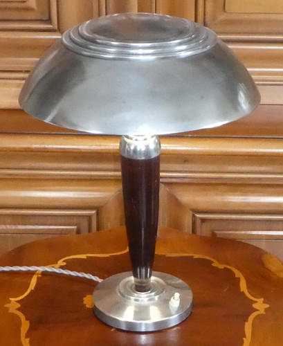 Lampe bureau table chromée - lampe,