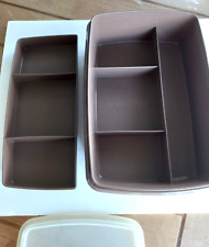 Boîte de rangement marron