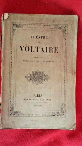 Livre ancien théâtre de - ,
