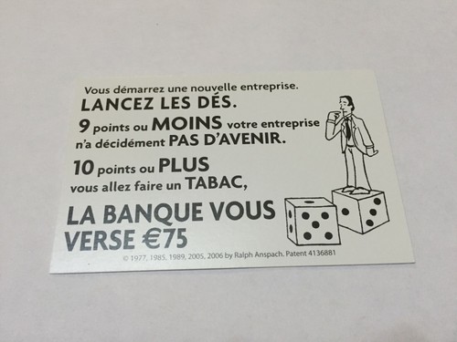 Carte concurrent vous - carte,